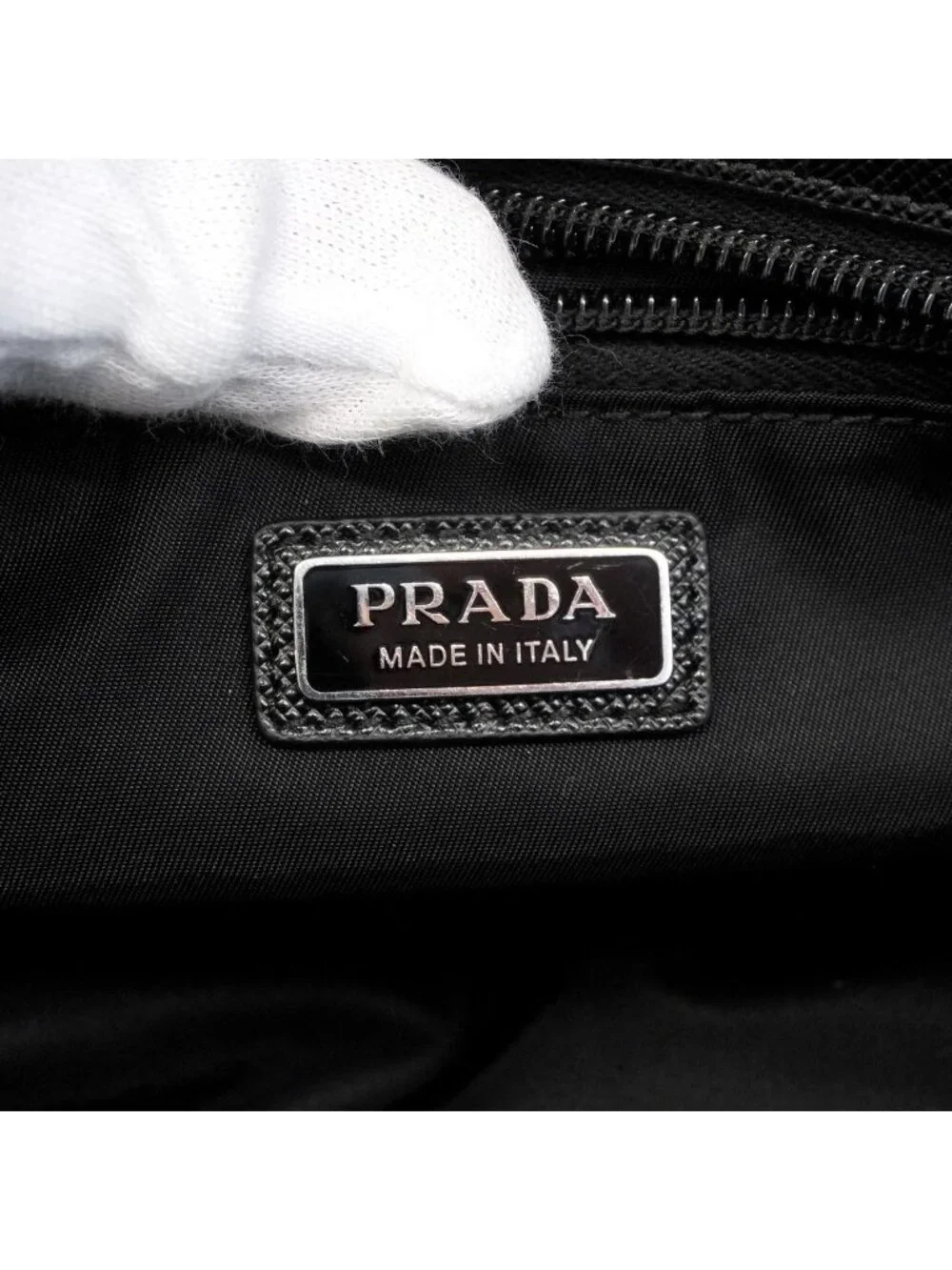 Prada pouch tessuto